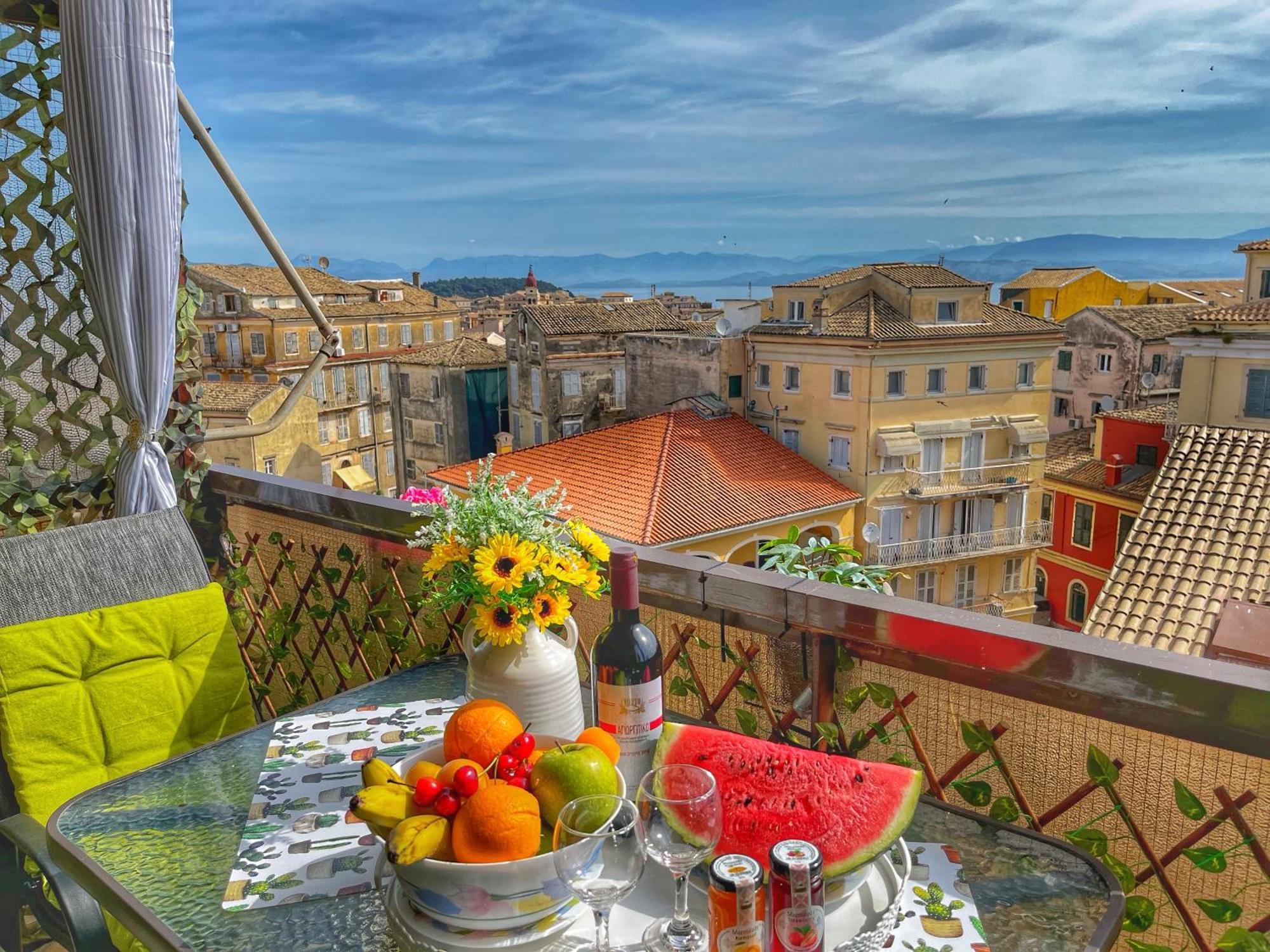 Corfu Panoramic View All The City Exteriör bild